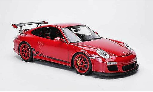 Porsche 911 GT3 RS 1/18 FrontiArt 2010 rouge/noire miniature