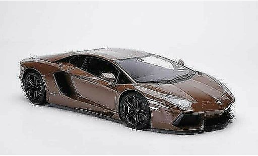 Lamborghini Aventador LP700-4 1/18 FrontiArt marron 2011 miniature