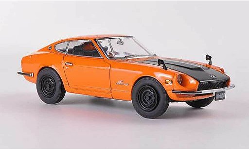 Nissan Fairlady Z Z432 1/43 Ebbro orange/matnoire RHD 1969 miniature