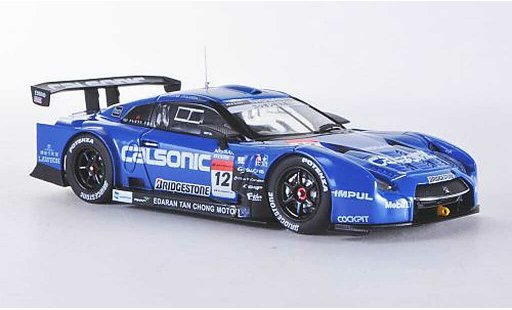 Nissan Skyline R35 1/43 Ebbro GT-R No.12 Calsonic Impul Low Down Force Super GT500 2012 miniature