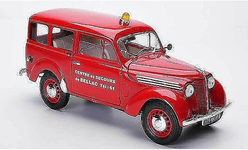Renault Juvaquatre Base 1/18 Solido Pompiers Pompiers (F) miniature