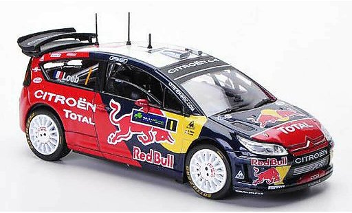 Citroen C4 WRC 2009 1/43 Solido No.1 Red Bull S.Loeb / D.Elena Rally Irland miniature