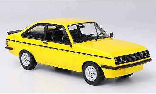 Ford Escort RS 2000 1/43 Minichamps MkII jaune RHD 1976 miniature