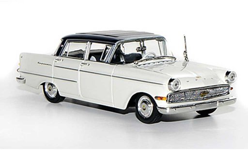 Opel Kapitan P2.6 1/43 Minichamps blanche/bleu 1959 miniature