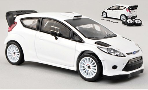 Ford Fiesta WRC 1/43 IXO blanche Plain Body Version 2009 miniature