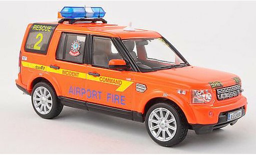 Land Rover Discovery Base 1/43 IXO 4 Dublin Airport feu Service Rescue pompiers (IRL) 2010 miniature