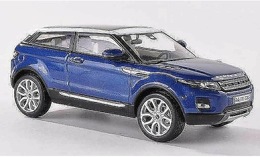 Range Rover Evoque Coupe 1/43 IXO bleue/blanche 3-Turer 2011 miniature