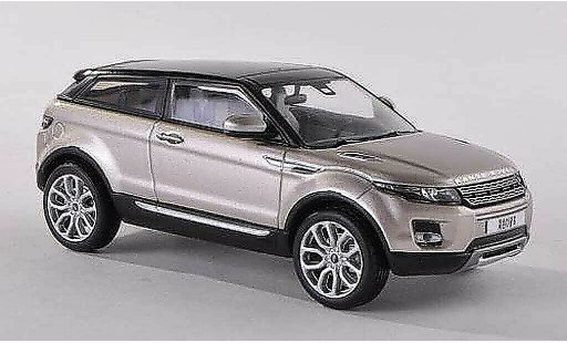 Range Rover Evoque Coupe 1/43 IXO beige/noire 3-portes 2011 miniature