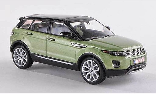 Range Rover Evoque 5 Portes 1/43 IXO clair-vert/noire 5- 2011 miniature