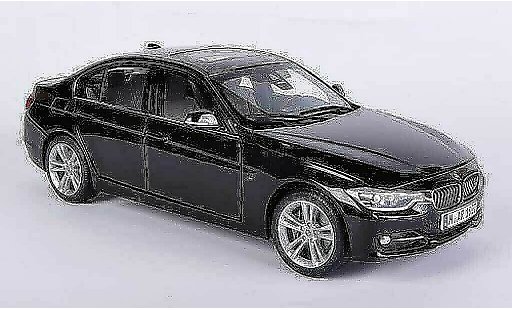 Bmw 335 berline 1/18 Paragon F30 3er noire 2012 miniature