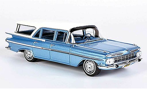 Chevrolet Impala Station Wagon 1/43 Spark 1959 grisebleu/blanche Sondermodell MCW L.E. 300 1959 miniature