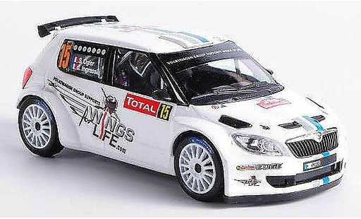 Skoda Fabia S2000 1/43 Abrex No.15 S.Ogier / J.Ingrassia Rally Monte Carlo 2012 miniature