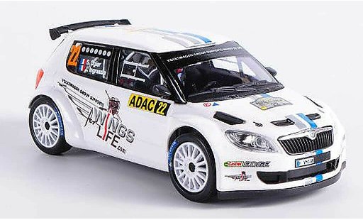 Skoda Fabia S2000 1/43 Abrex No.22 S.Ogier / J.Ingrassia ADAC Rally Allemagne 2012 miniature