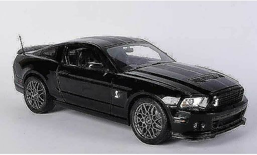 Shelby GT 500 2013 1/18 Shelby Collectibles noire/matnoire miniature