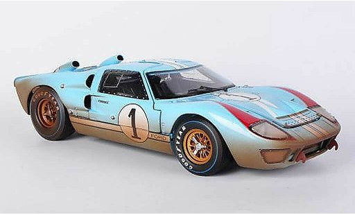 Ford GT40 Mk II 1/18 Shelby Collectibles GT 40 MkII No.1 Team Shelby American K.Miles / D.Hulme 1966 miniature