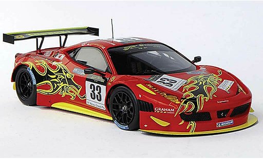 Ferrari 458 Italia GT3 1/43 Fujimi No.33 Clearwater Racing Mok Weng Sun GP Macao 2011 miniature