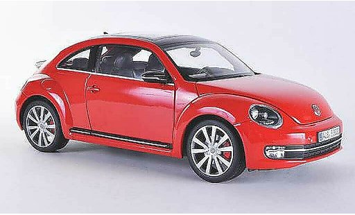 Volkswagen Beetle Base 1/18 Welly rouge/noire 2012 miniature