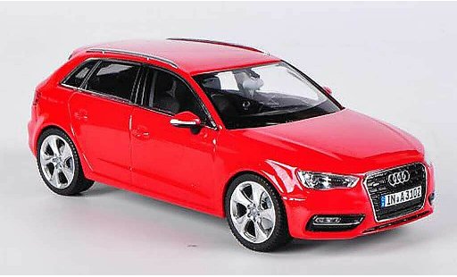 Audi A3 sportback 1/43 Schuco rouge 2012 miniature