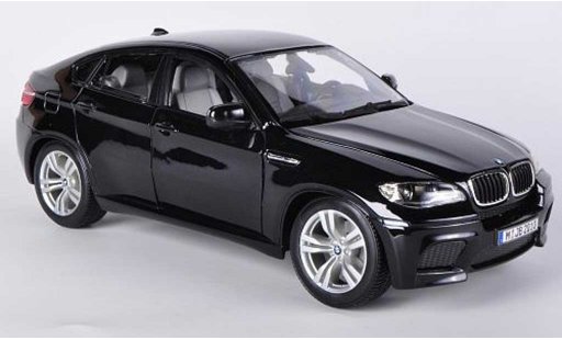 Bmw X6 M 1/18 Burago E71 noire miniature