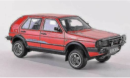 Volkswagen Golf Country 1/43 Neo rouge 1990 miniature