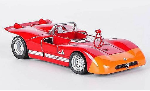 Alfa Romeo 33.3 prototipo 1/43 M4 1971 rouge/orange miniature