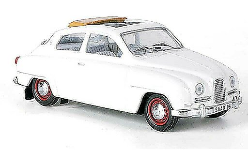 Saab 96 Base 1/43 Skandinavisk blanche geoffnetes toit pliant 10 miniature