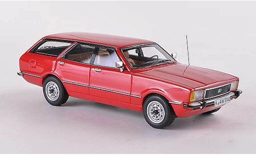 Ford Taunus TC2 1/43 Neo Turnier GL rouge 1976 miniature