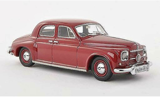 Rover P4 75 Base 1/43 Neo noire-rouge RHD limitee edition 300 piece 1949 miniature