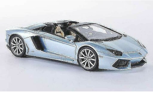 Lamborghini Aventador Roadster 1/43 Look Smart LP700-4 grisebleue miniature