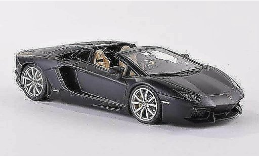 Lamborghini Aventador Roadster 1/43 Look Smart LP700-4 matnoire miniature