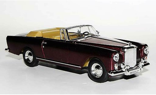 Bentley Continental cabriolet 1/43 Yat Ming S2 DHC Park Ward rouge LHD miniature