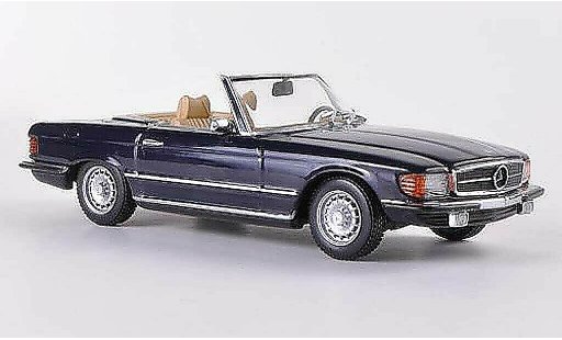 Mercedes 350 Base 1/43 Minichamps (R107) bleu 1971 miniature