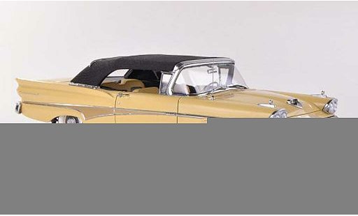 Ford Fairlane 500 Convertible 1/18 Sun Star Cabriolet jaune capote ferm&Atilde;&copy; miniature