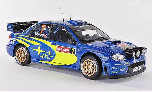 Subaru Impreza WRC 1/18 Sun Star No.7 Rally Wales 2007 miniature