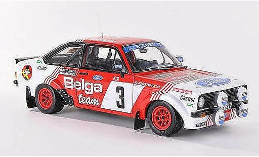 Ford Escort Rally 1/18 Sun Star 1800 No.3 Belga Bianchi 1982 miniature