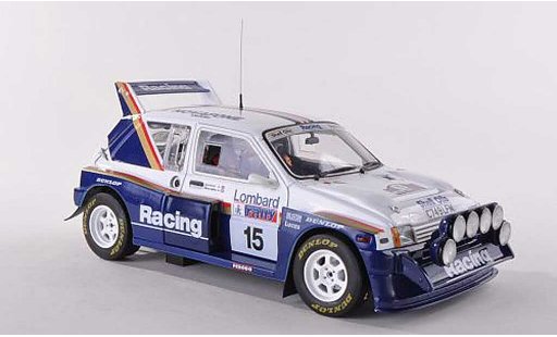 MG Metro 6R4 1/18 Sun Star No.15 Rothmans RAC Rally 1986 J.McRae/I.Grindrod miniature