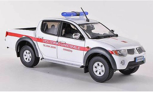 Mitsubishi L200 Base 1/43 Vitesse Polizia Municipale Grosseto Police (I) miniature