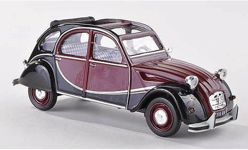 Citroen 2CV Charleston 1/43 Vitesse noire-rouge/noire 1982 miniature