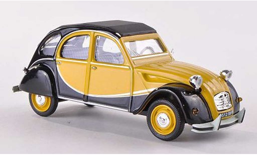 Citroen 2CV V6 1/43 Vitesse Charleston jaune/noire 1982 miniature