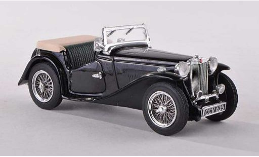MG TC Base 1/43 Vitesse ouverte noire RHD miniature