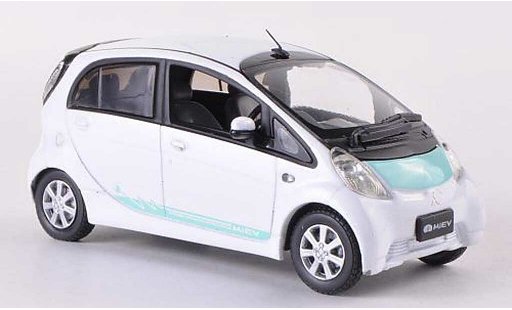 Mitsubishi iMiev Base 1/43 Vitesse blanche/turquoise RHD miniature