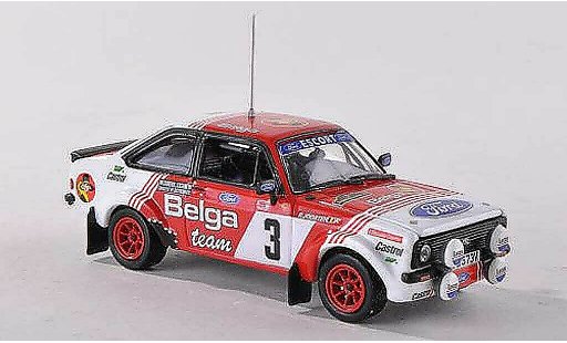Ford Escort RS 1800 1/43 Vitesse MKII Belga No.3 Rally Bianchi 1982 R.Droogmans/R.Joosten miniature