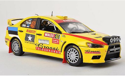 Mitsubishi Lancer Evolution X 1/43 Vitesse No.40 Rally of Great Britain 2010 miniature