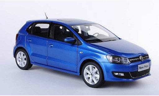 Volkswagen Polo Base 1/18 Paudi V bleu Asien-Version 2011 miniature