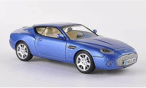 Aston Martin DB7 zagato 1/43 WhiteBox bleue miniature