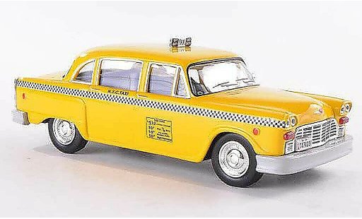 Checker Marathon taxi 1/43 WhiteBox Yellow Cab - New York City 1980 miniature
