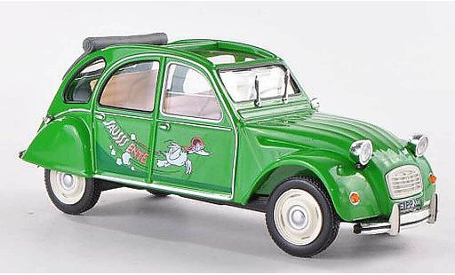 Citroen 2CV Berline 1/43 WhiteBox Sausss Ente 1987 miniature