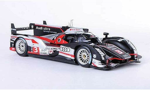 Audi R18 tdi 1/43 Spark 2012 ultra No.3 Dumas / Duval / Gene 12h Le Mans miniature