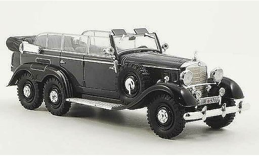 Mercedes G4 Base 1/43 WhiteBox (W31) grise/noire 1938 miniature