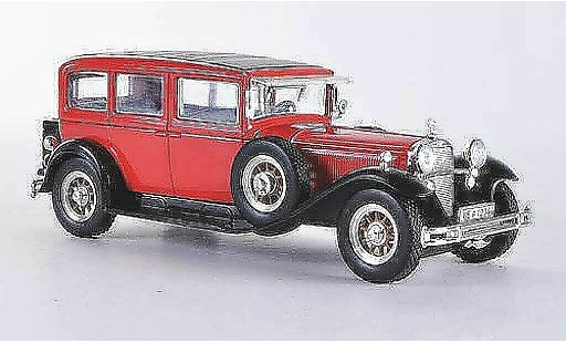 Mercedes 460 Base 1/43 WhiteBox Typ Nurburg (W08) rouge/noire 1929 miniature
